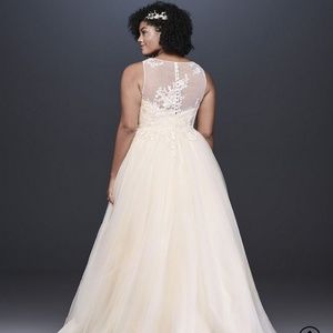 sparkle tulle wedding dress
